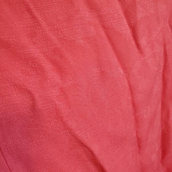 Vintage 90s Pink Faint Floral Pattern Sleeveless Side Slit A Line Maxi Dress - Picture 7 of 9